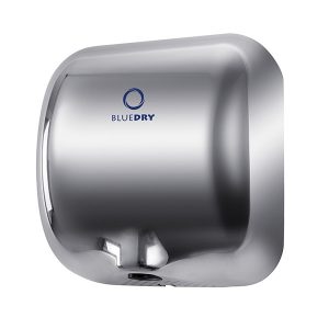 Air Blade Technology Drying System Silver BLUEDRY Fast Dry High Speed Hand Dryer 